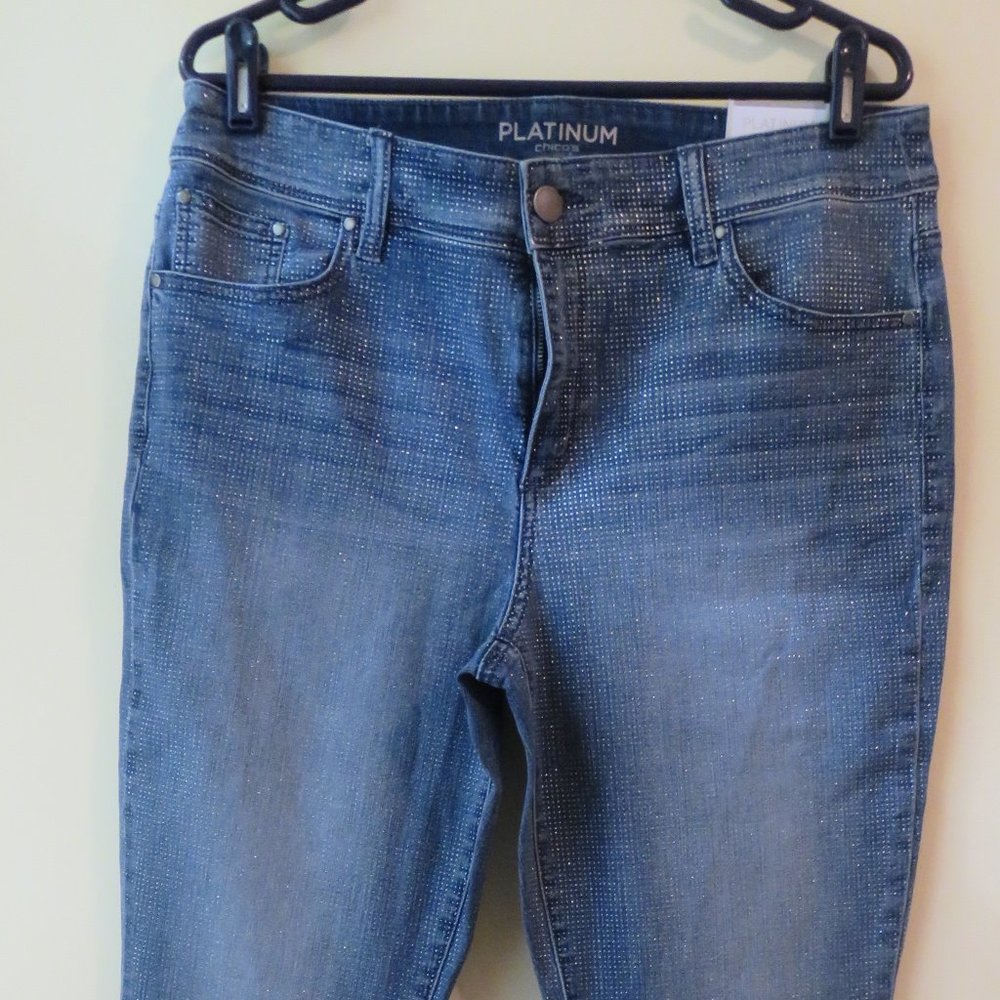 Chico's Give it Glitter Jeans